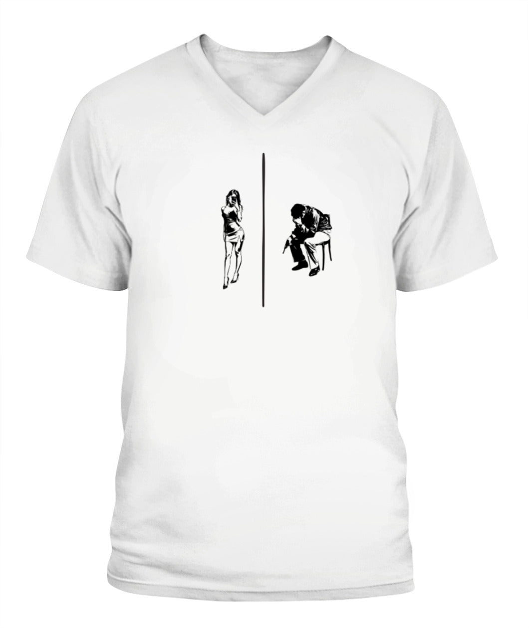 Unisex V-Neck T-Shirt | Bella + Canvas 3005 (US)
